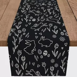 New Easter Chalk Outline Table Runner, 72 in. Easter Decorations