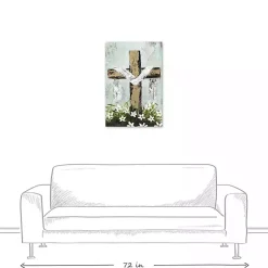Online Easter Cross Canvas Art Print Easter Decorations