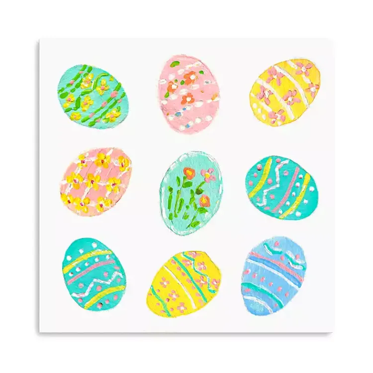 Hot Easter Eggs Canvas Art Print Easter Decorations