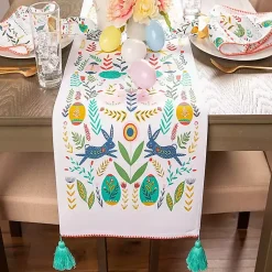 Best Easter Garden Folk Table Runner, 72 in. Easter Decorations