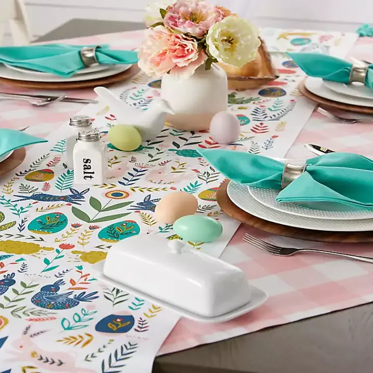 Best Easter Garden Folk Table Runner, 108 in. Easter Decorations