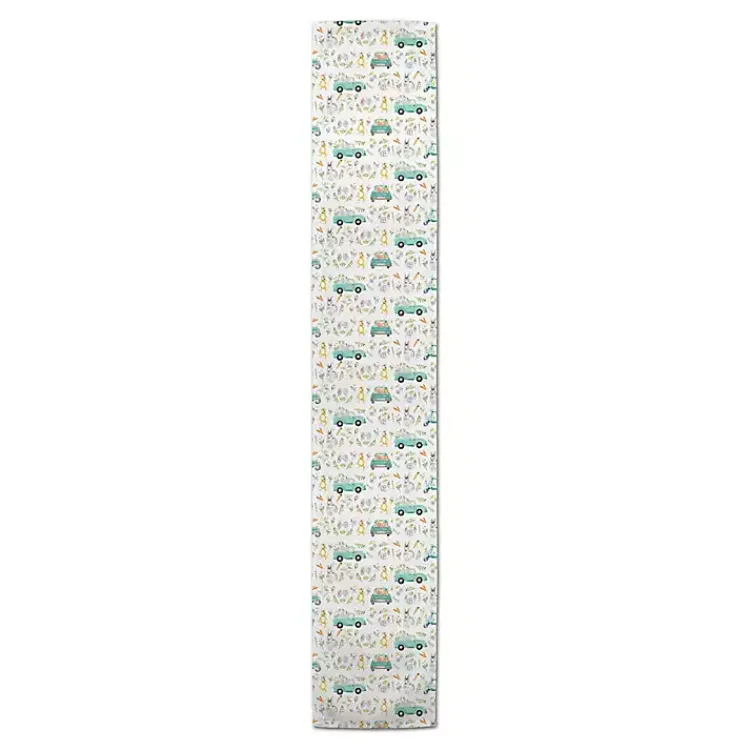 Discount Easter Pickup Truck Table Runner, 72 in. Easter Decorations