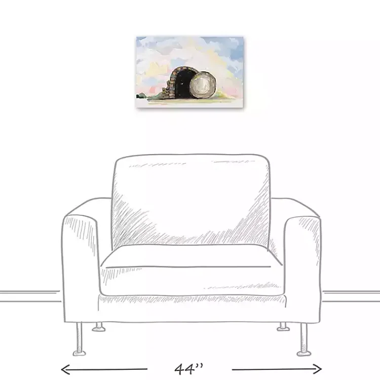 Easter Tomb Painterly Canvas Wall Art Easter Decorations
