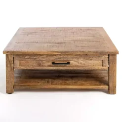 Kirklands Home Coffee Tables|Easton Mango Wood Coffee Table Brown