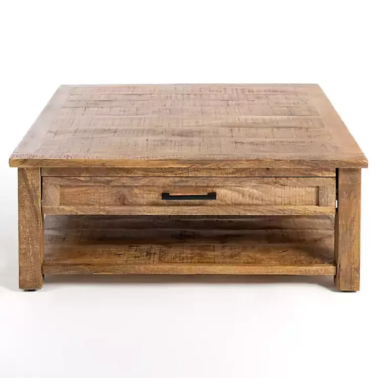 Kirklands Home Coffee Tables|Easton Mango Wood Coffee Table Brown