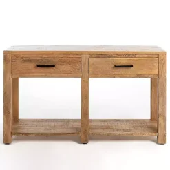 Kirklands Home Console Tables|Easton Mango Wood Console Table Brown