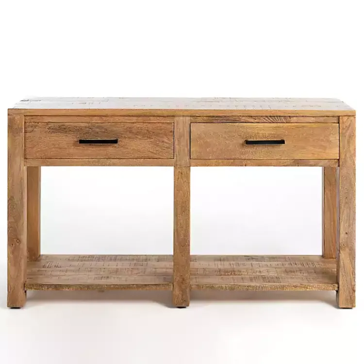 Kirklands Home Console Tables|Easton Mango Wood Console Table Brown