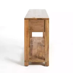 Kirklands Home Console Tables|Easton Mango Wood Console Table Brown