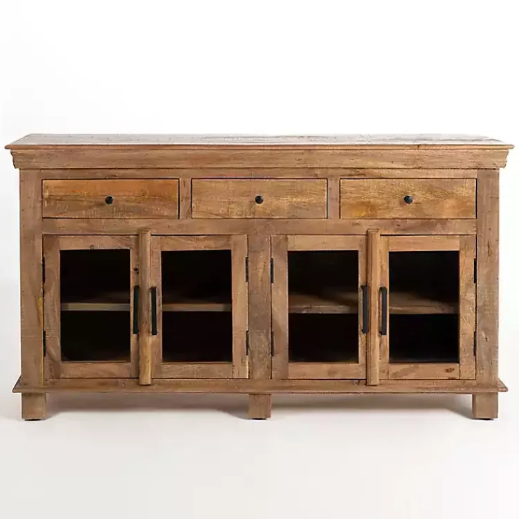 Kirklands Home Cabinets & Sideboards|Easton Mango Wood 4-Door Cabinet