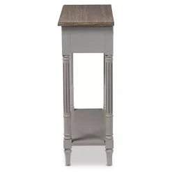 Kirklands Home Console Tables|Edward Gray Mindi Wood Fluted Console Table