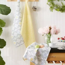 Eggs and Greenery Kitchen Towels, Set of 3 Easter Decorations
