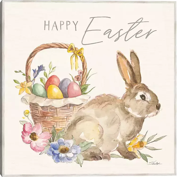 Online Eggs In Spring Basket Easter Canvas Wall Art Easter Decorations