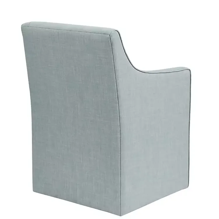 Kirklands Home Dining Chairs|Elaine Upholstered Skirted Dining Chair Blue