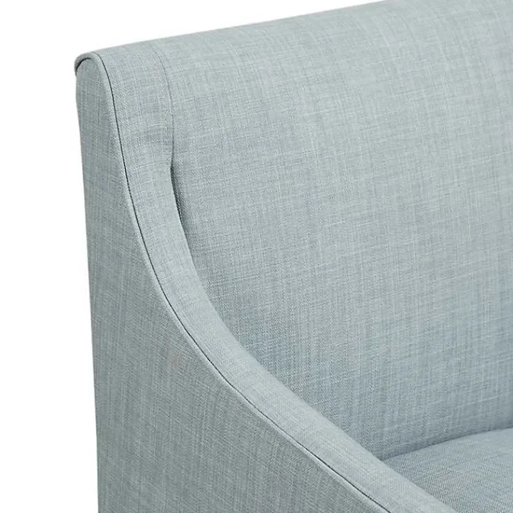 Kirklands Home Dining Chairs|Elaine Upholstered Skirted Dining Chair Blue