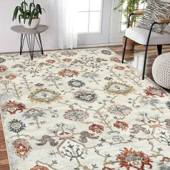 Kirklands Home Area Rugs|Elina Beige Accent Rug, 2x3 Tan