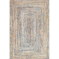 Kirklands Home Area Rugs|Ella Hand Braided Jute Rug, 7x9 Tan