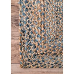 Kirklands Home Area Rugs|Ella Hand Braided Jute Rug, 7x9 Tan
