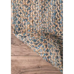 Kirklands Home Area Rugs|Ella Hand Braided Jute Rug, 7x9 Tan