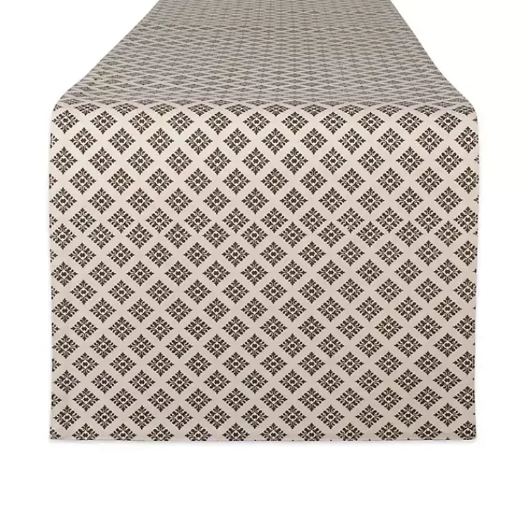 Hot Embroidered Autumn Leaves Table Runner, 108 in. Fall