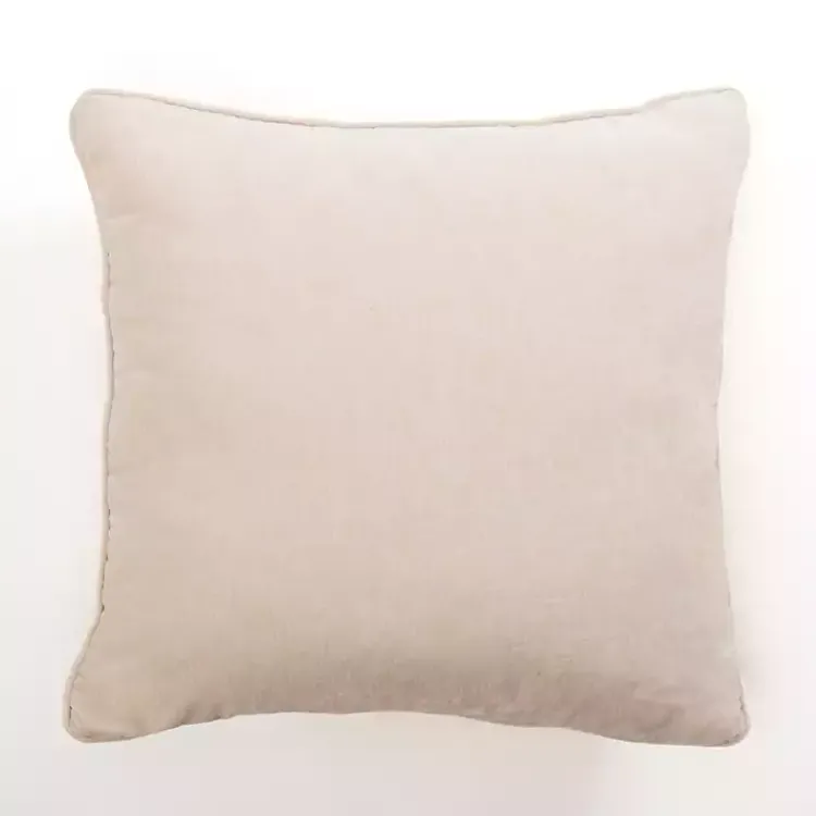 Embroidered Cats Chenille Pillow Pillows