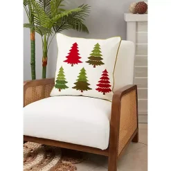 New Embroidered Christmas Trees Pillow Christmas Pillows
