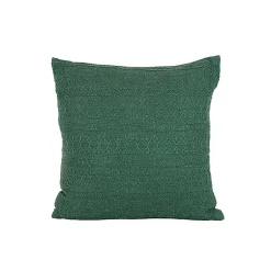 Outlet Emerald Woven Geo Stripe Indoor/Outdoor Pillow Pillows