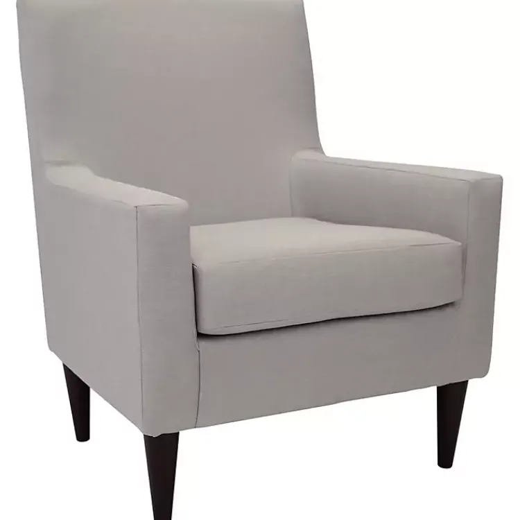 Kirklands Home Accent Chairs|Emma Oatmeal Upholstered Accent Chair Ivory