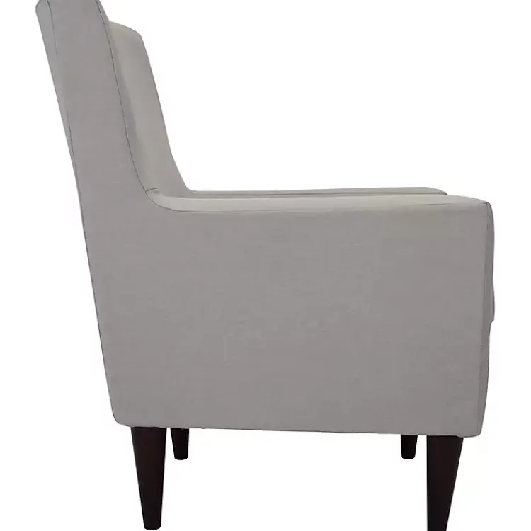 Kirklands Home Accent Chairs|Emma Oatmeal Upholstered Accent Chair Ivory