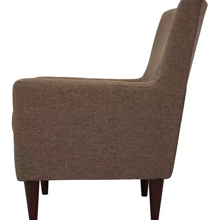 Kirklands Home Accent Chairs|Emma Pecan Upholstered Accent Chair Brown