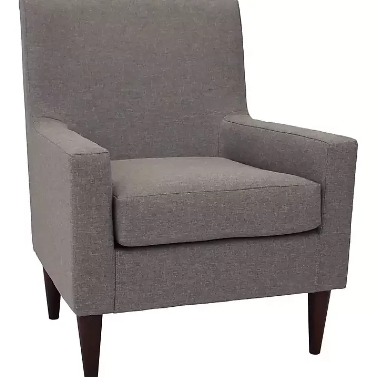 Kirklands Home Accent Chairs|Emma Quartz Upholstered Accent Chair Gray