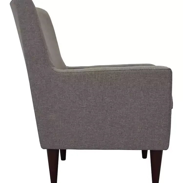 Kirklands Home Accent Chairs|Emma Quartz Upholstered Accent Chair Gray