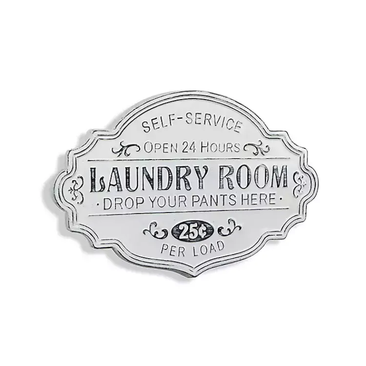 Kirklands Home Wall Quotes & Signs|Enamel Laundry Room Wall Plaque