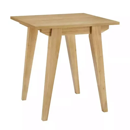 Kirklands Home Accent & End Tables|English Oak Wood Minimalist Accent Table Tan