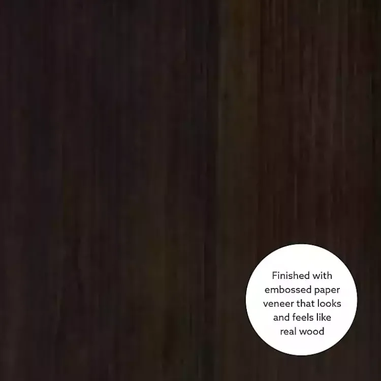 Kirklands Home Office Furniture|Espresso Cube Storage Wood Desk