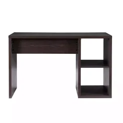 Kirklands Home Office Furniture|Espresso Cube Storage Wood Desk
