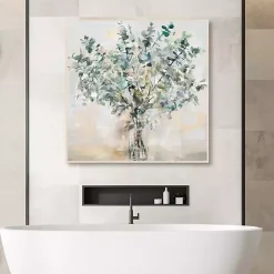 Kirklands Home Canvas Art|Essential s I Framed Canvas Print, 35x35 in. Green