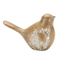 Online Etched Floral Bird Figurines, Set of 4 Statues & Figurines
