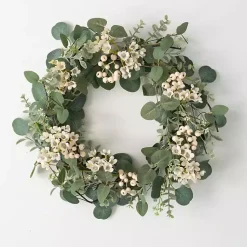 Online Eucalyptus and Wax Flower Wreath Wreaths