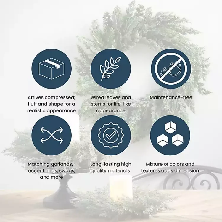 Online Eucalyptus and Wax Flower Wreath Wreaths