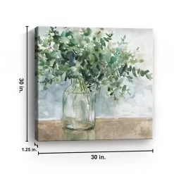 Kirklands Home Canvas Art|Eucalyptus Bouquet Giclee Canvas Print, 30x30 in.