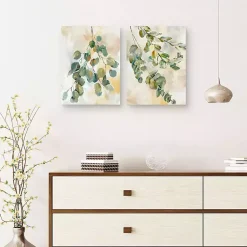 Kirklands Home Canvas Art|Eucalyptus I & II Canvas Art Prints, Set of 2
