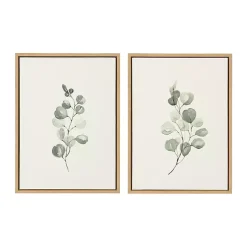 Kirklands Home Canvas Art|Eucalyptus Sprigs Framed Canvas Prints, Set of 2