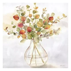 Kirklands Home Canvas Art|Eucalyptus Vase Spice II Canvas Art Print