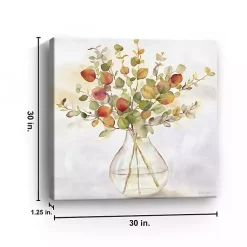 Kirklands Home Canvas Art|Eucalyptus Vase Spice II Canvas Art Print