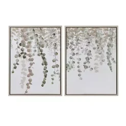 Kirklands Home Canvas Art|Eucalyptus Waterfall Canvas Art Prints, Set of 2