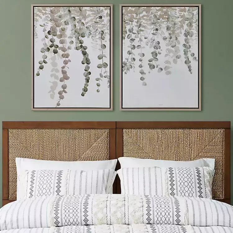 Kirklands Home Canvas Art|Eucalyptus Waterfall Canvas Art Prints, Set of 2