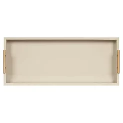 New Evelyn Cream Narrow Decorative Tray Decorative Trays