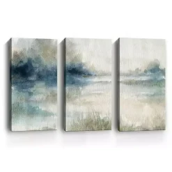 Kirklands Home Canvas Art|Evening Waters Canvas Art Prints, Set of 3