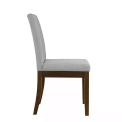 Kirklands Home Dining Chairs|Everly Upholstered Dining Chairs, Set of 2 Gray