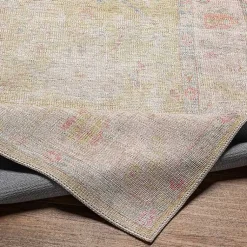 Kirklands Home Area Rugs|Faded Botanical Washable Area Rug, 5x7